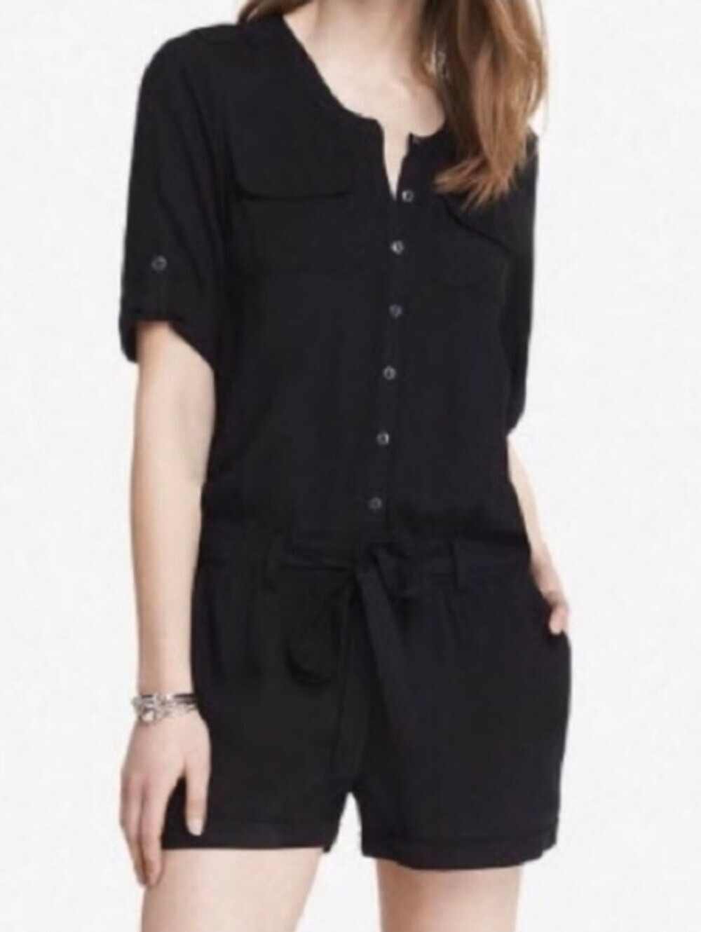 Express Button Front Romper